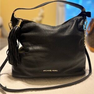 Michael Kors Bedford Hobo Shoulder Bag with Tassel